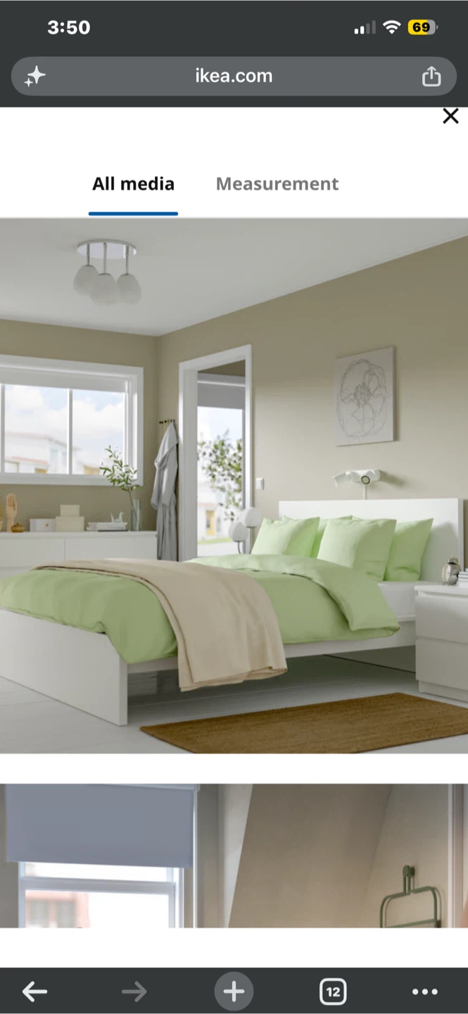 IKEA MALM Queen Bed Frame - White - photo 2