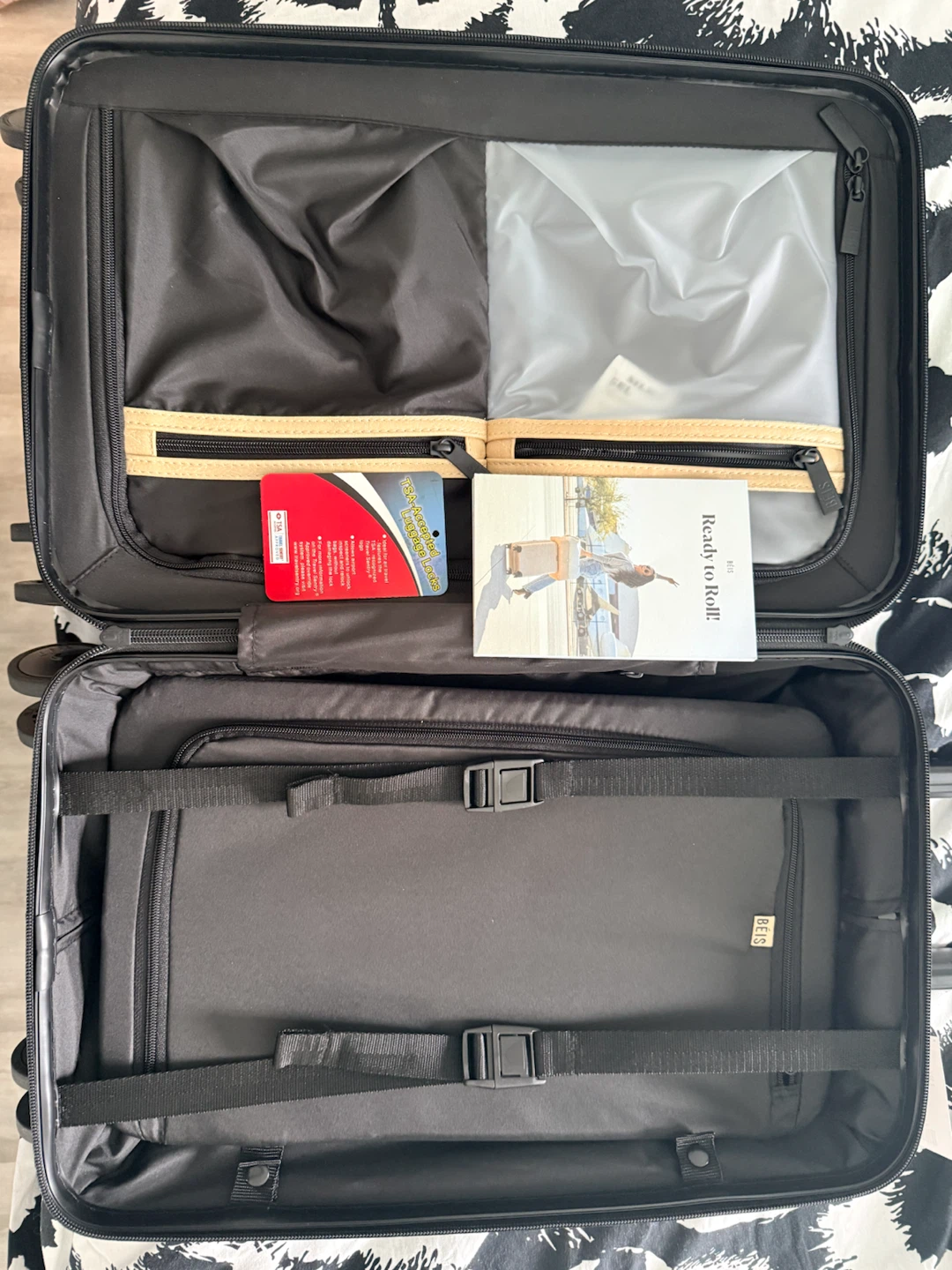 BEIS Small Carry-On Roller Luggage BRAND NEW - photo 4