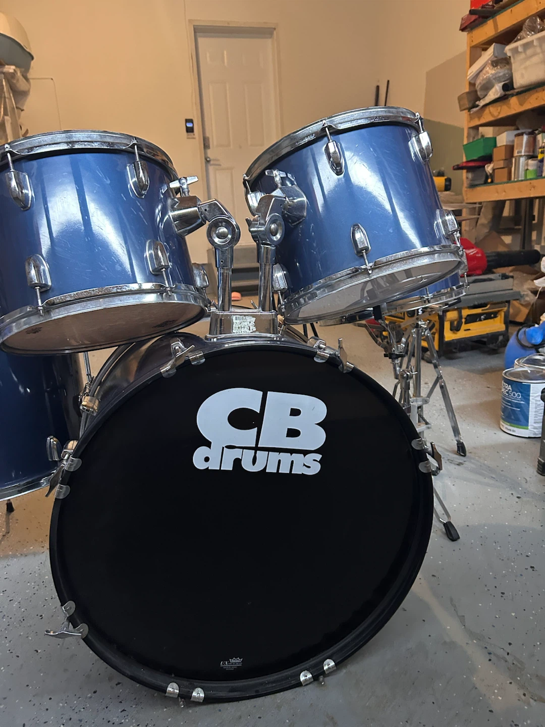 CB Drums Drum Set - Blue - photo 2