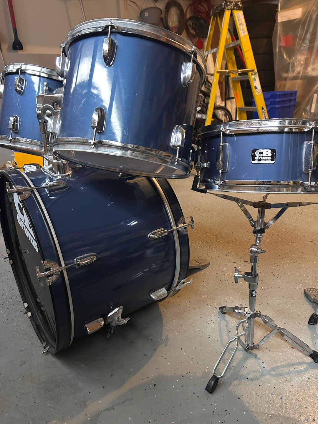 CB Drums Drum Set - Blue - photo 4