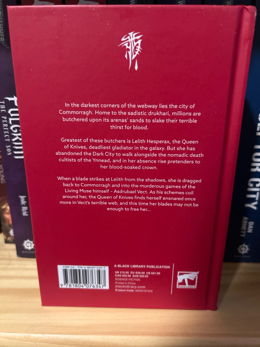 Lelith Hesperax - Warhammer Black Library Novel (HC) - photo 2