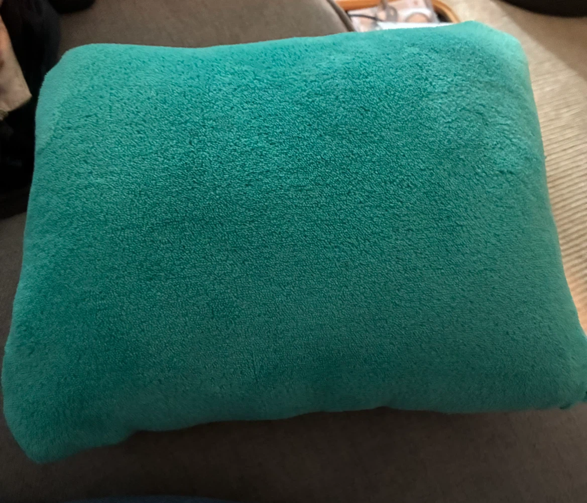 Teal Fleece Travel Pillow/Blanket