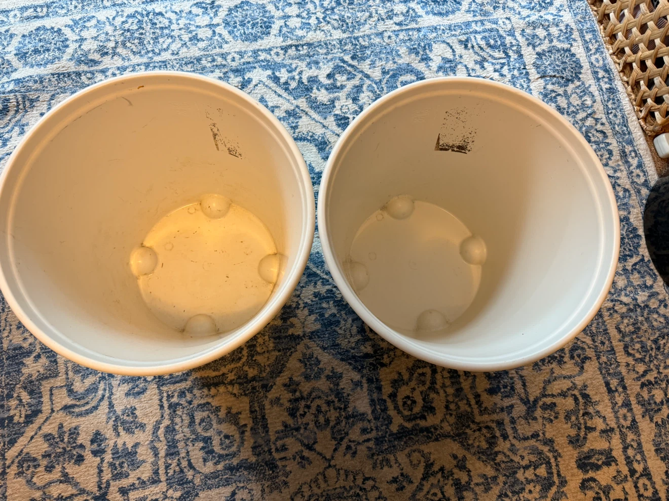 Fejo Large White Plant Pots (Set of 2) - photo 4