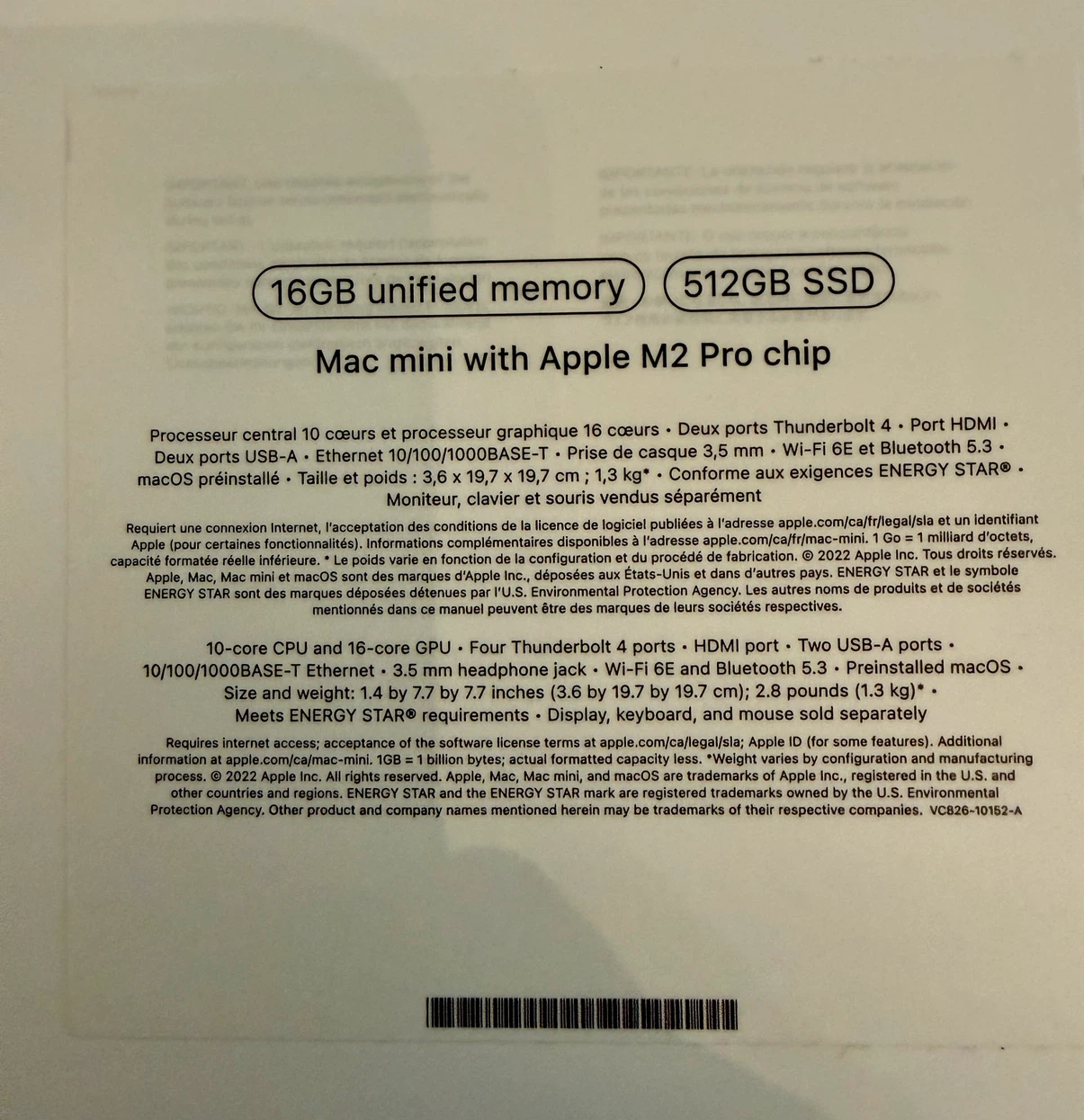 Apple Mac Mini M2 Pro 16GB RAM 512GB SSD - photo 4