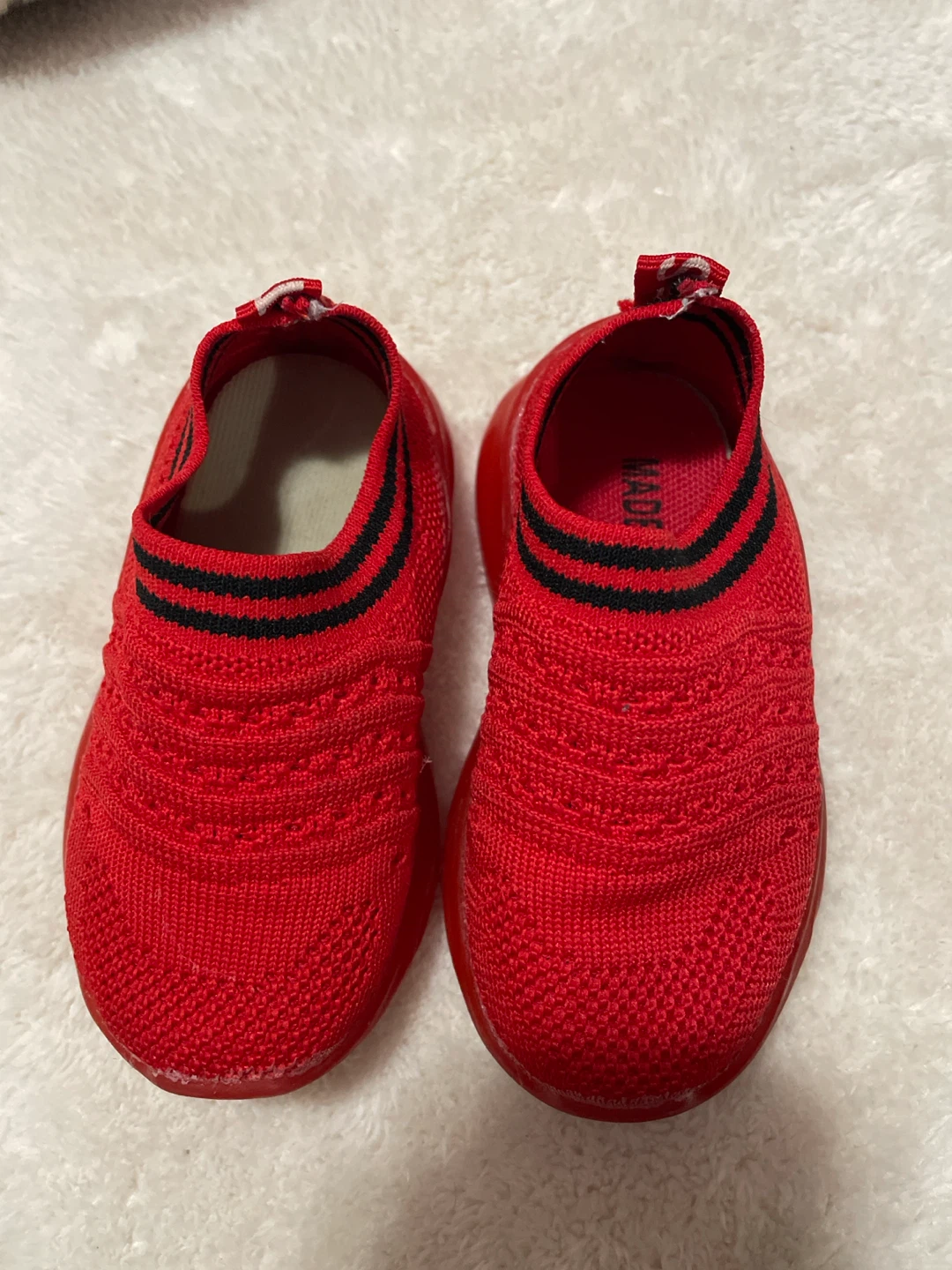Kids Red Slip-On Sneakers - photo 2