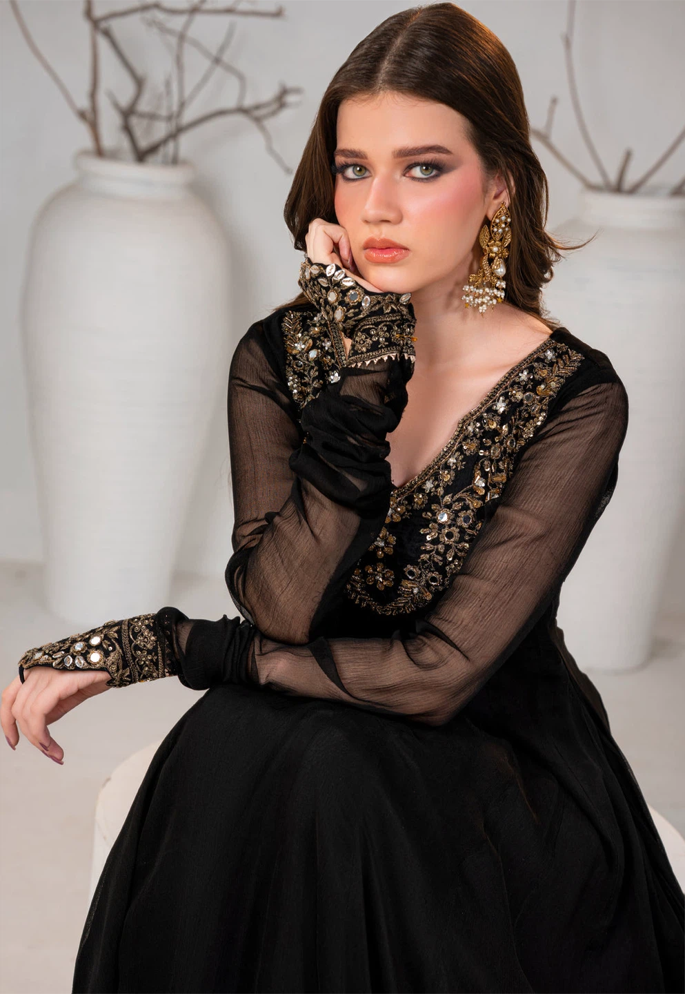 Women's Formal Anarkali Dress - photo 5