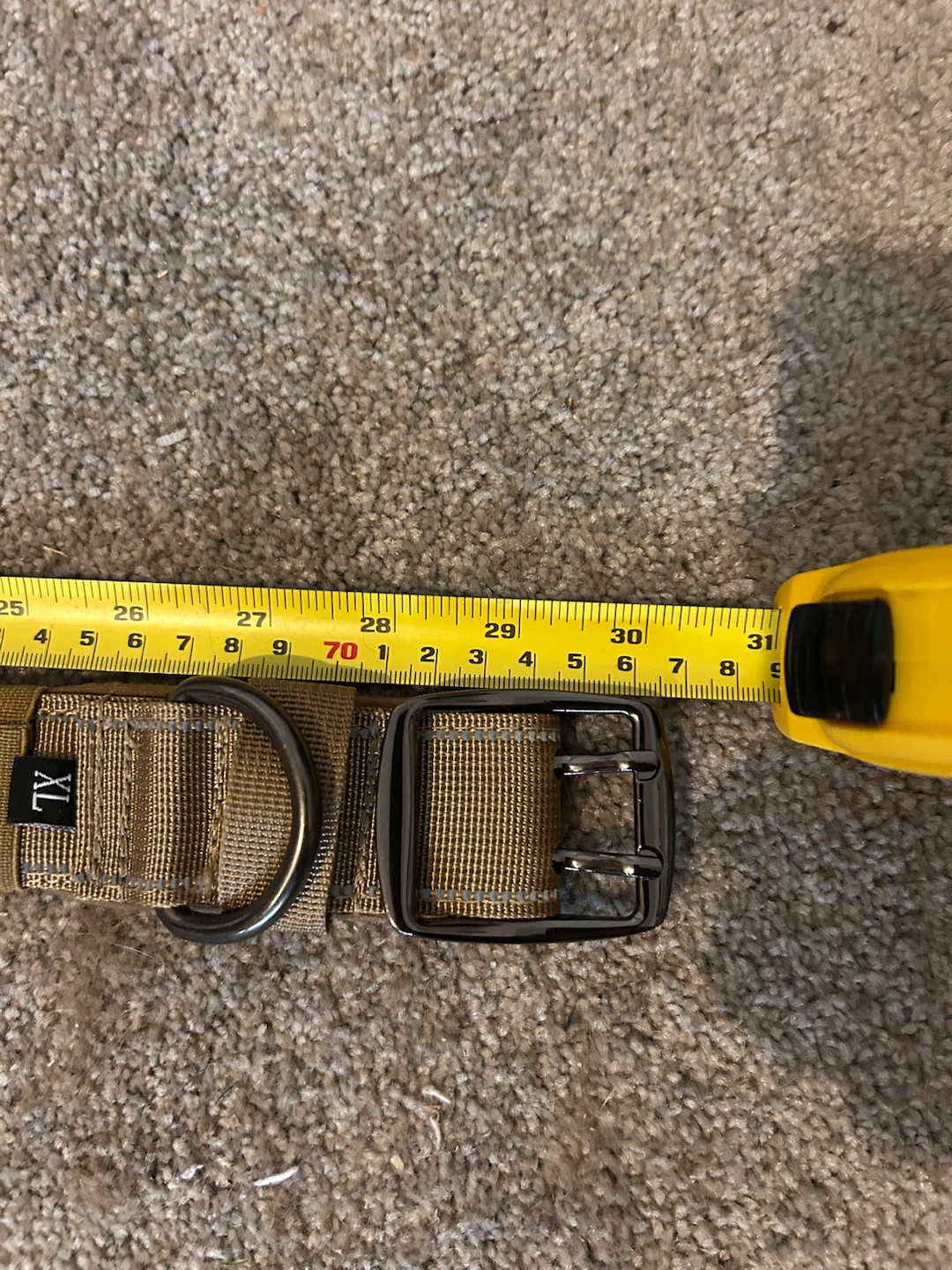 Tan Nylon Dog Collar - photo 4