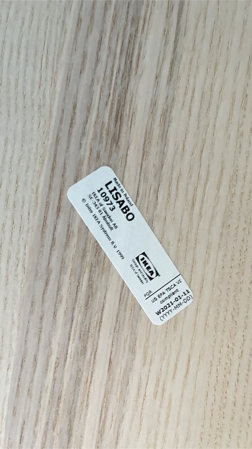 IKEA LISABO Table, Ash Veneer - photo 2
