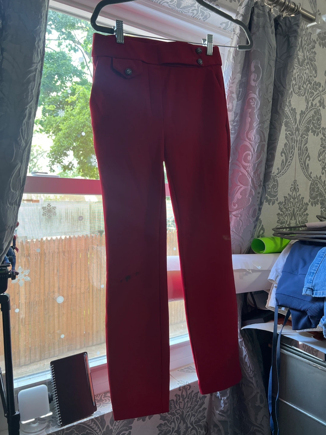 Women's Red Dress Pants