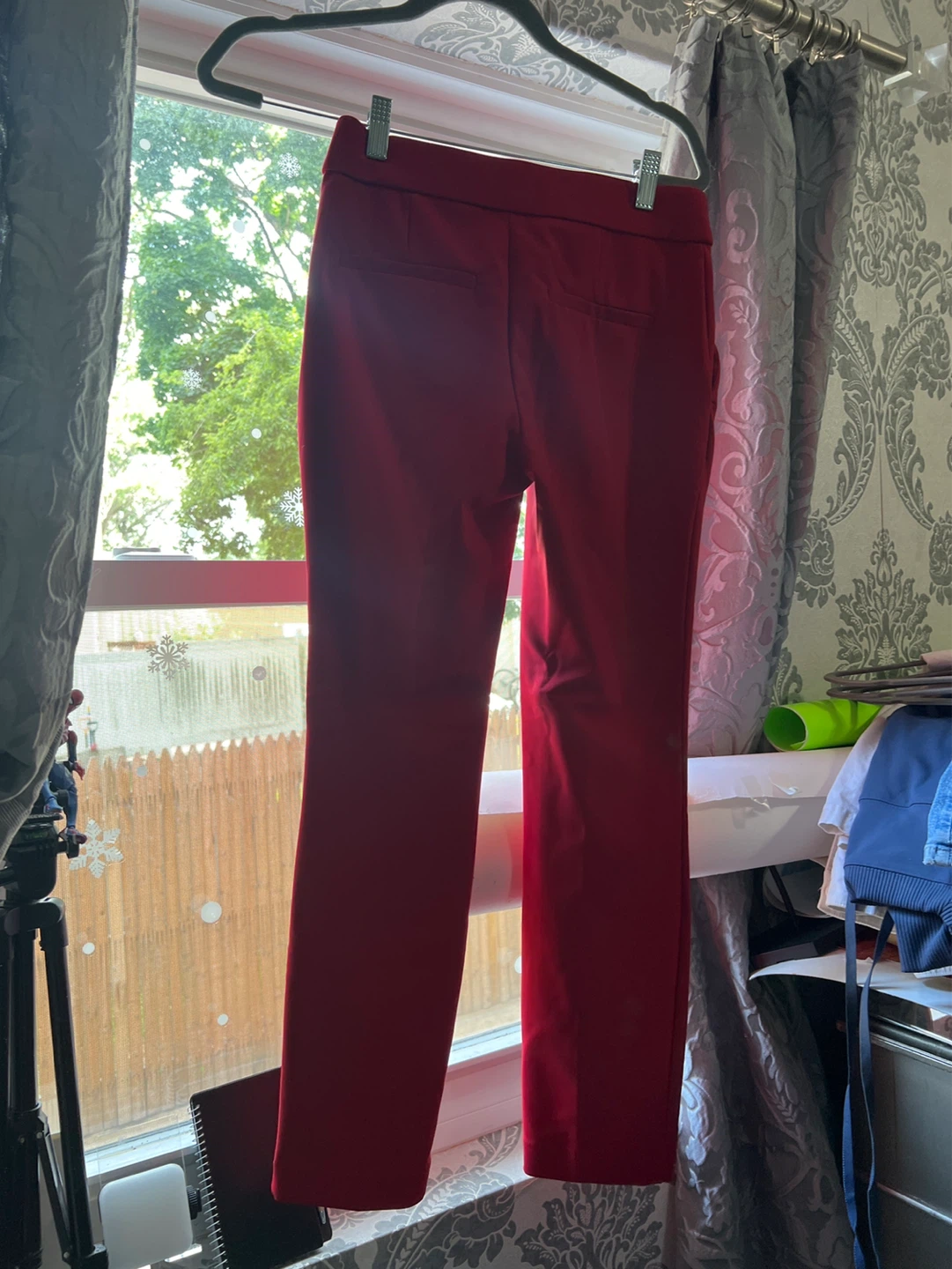 Women's Red Dress Pants - photo 3
