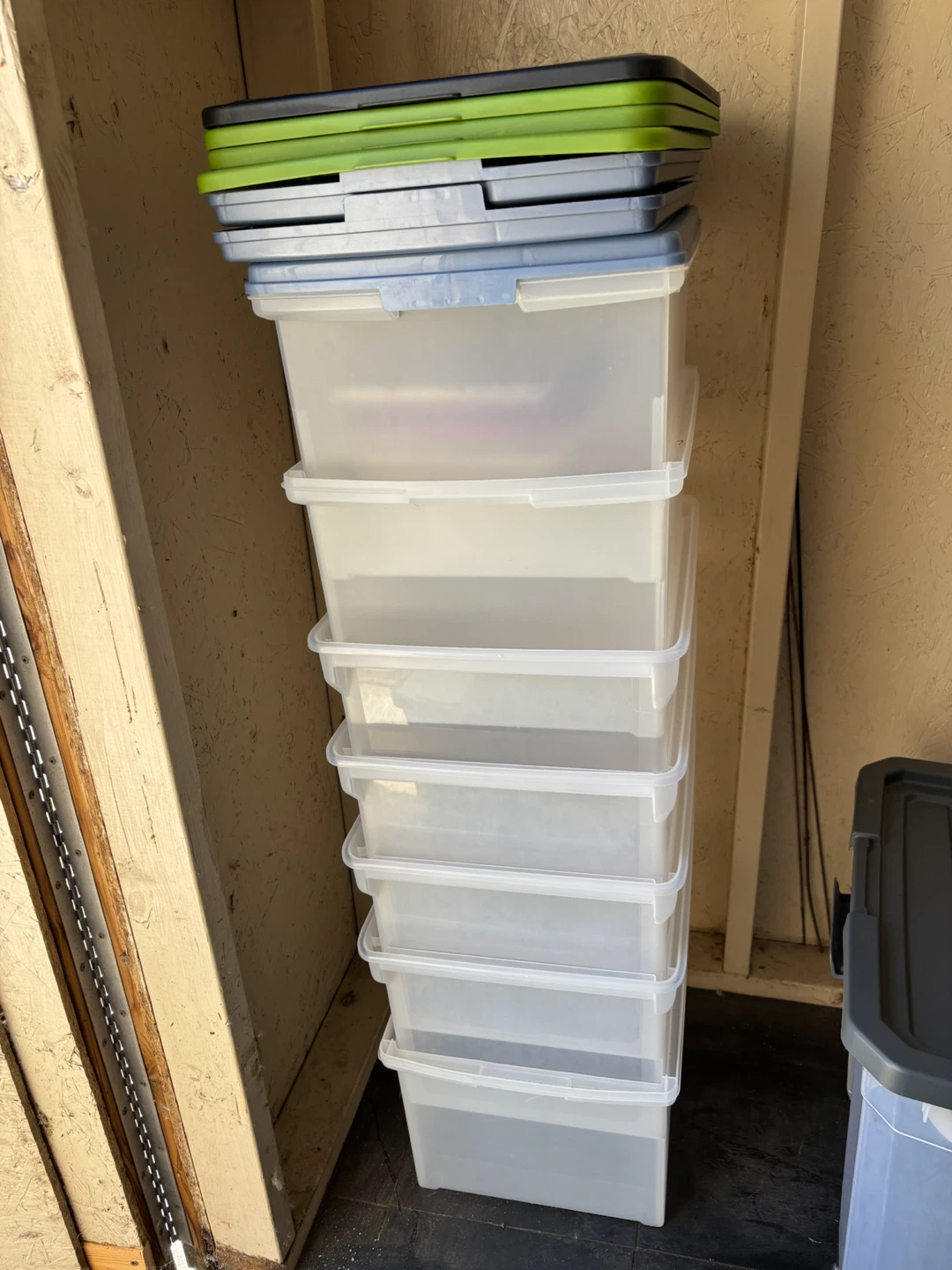 File Boxes/Plastic Storage Bins with Lids