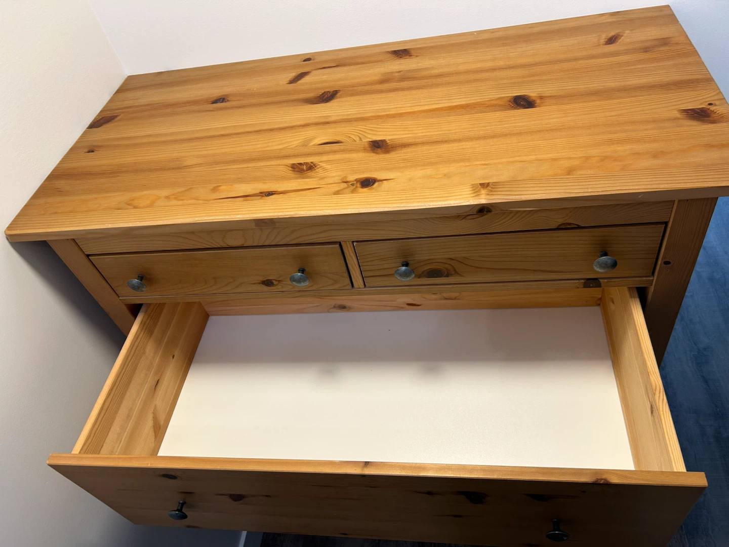 IKEA HEMNES Tall dresser with 6 drawers wooden - photo 3