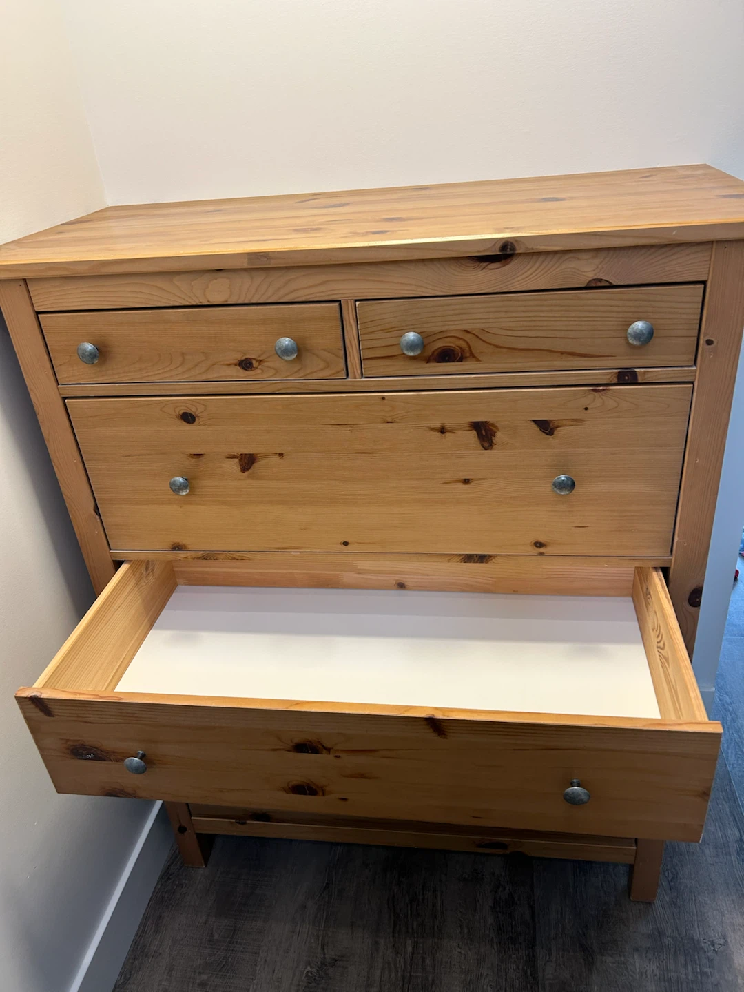 IKEA HEMNES Tall dresser with 6 drawers wooden - photo 4