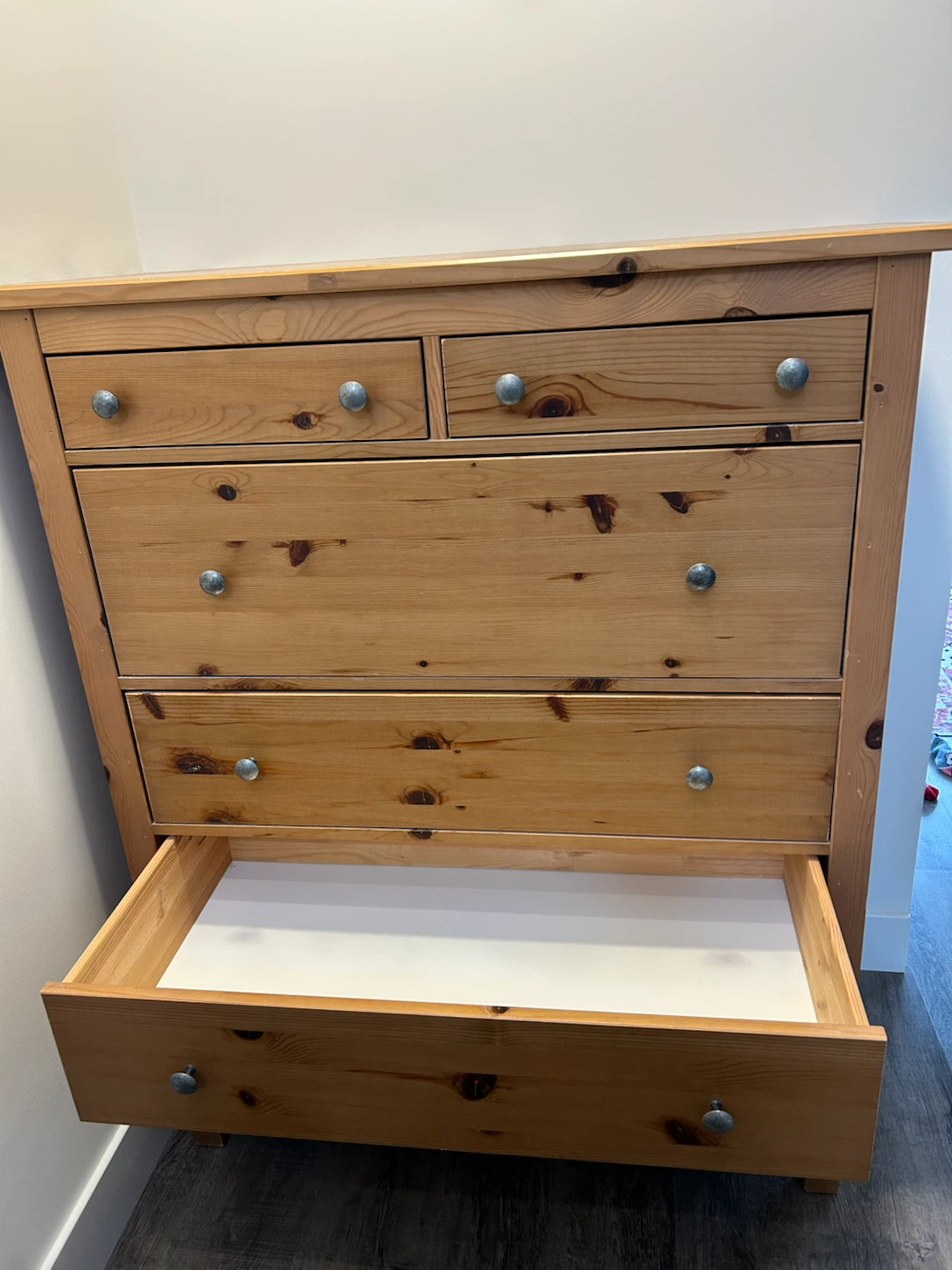 IKEA HEMNES Tall dresser with 6 drawers wooden - photo 5
