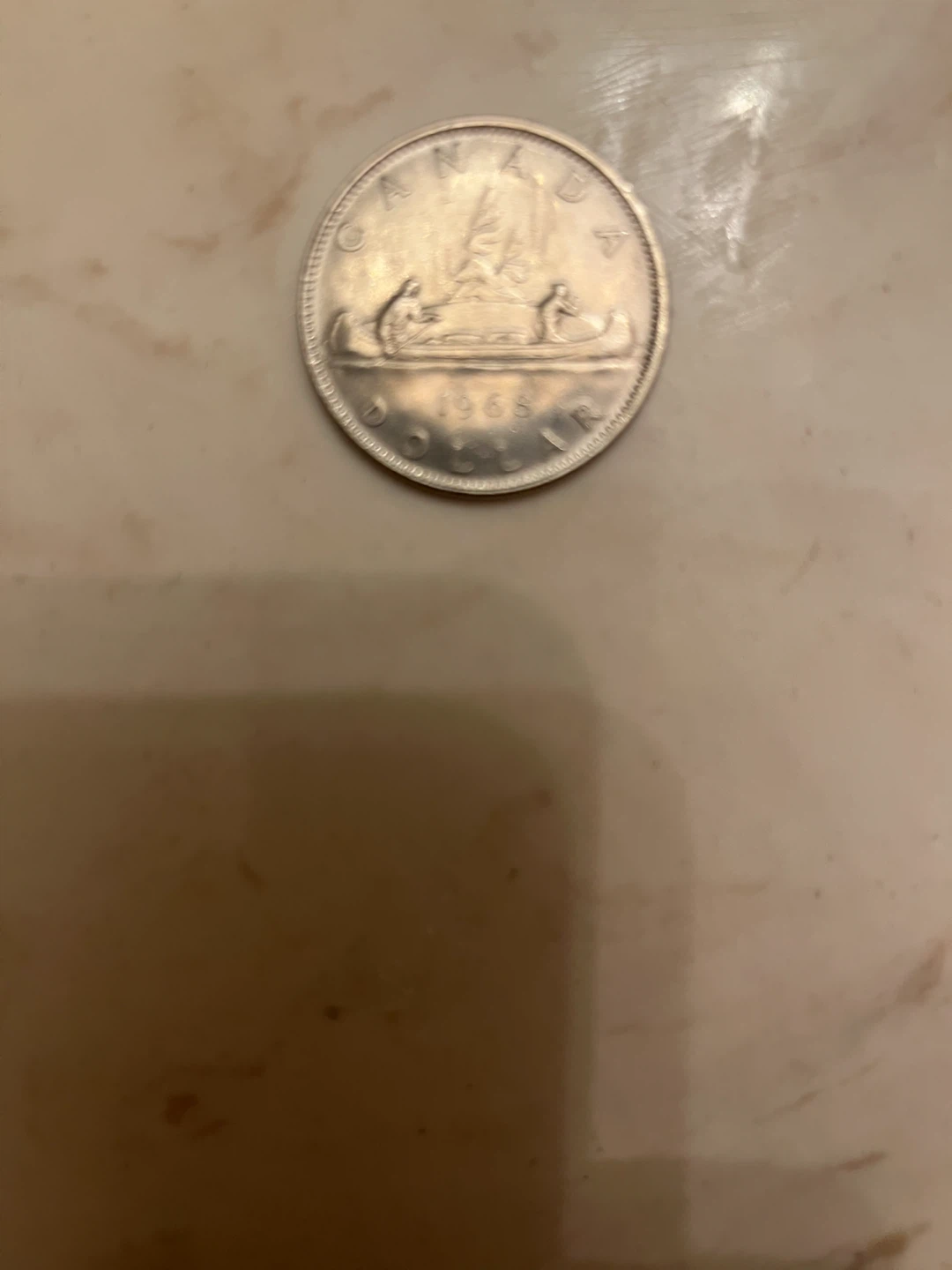 1966 Canadian Silver Dollar Coin - photo 2