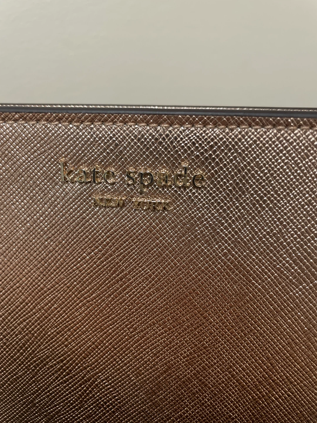 Kate Spade Metallic Rose Gold Clutch - photo 3