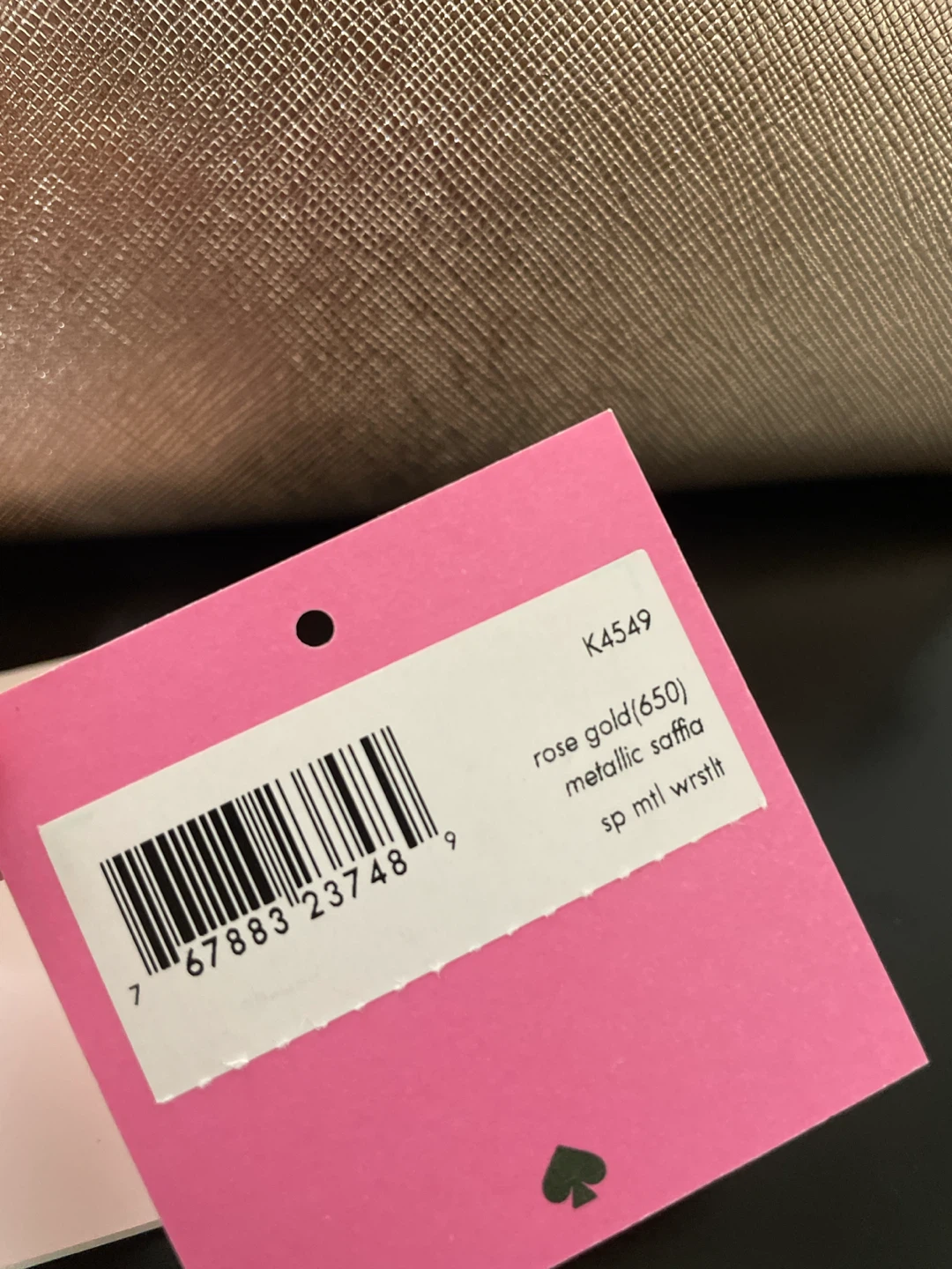 Kate Spade Metallic Rose Gold Clutch - photo 5