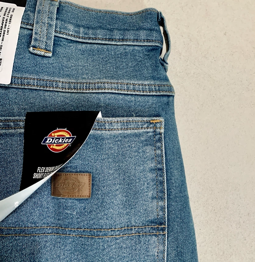Dickies Carpenter Denim/Jean Shorts Flex Fit 10” Inseam NEW - photo 4