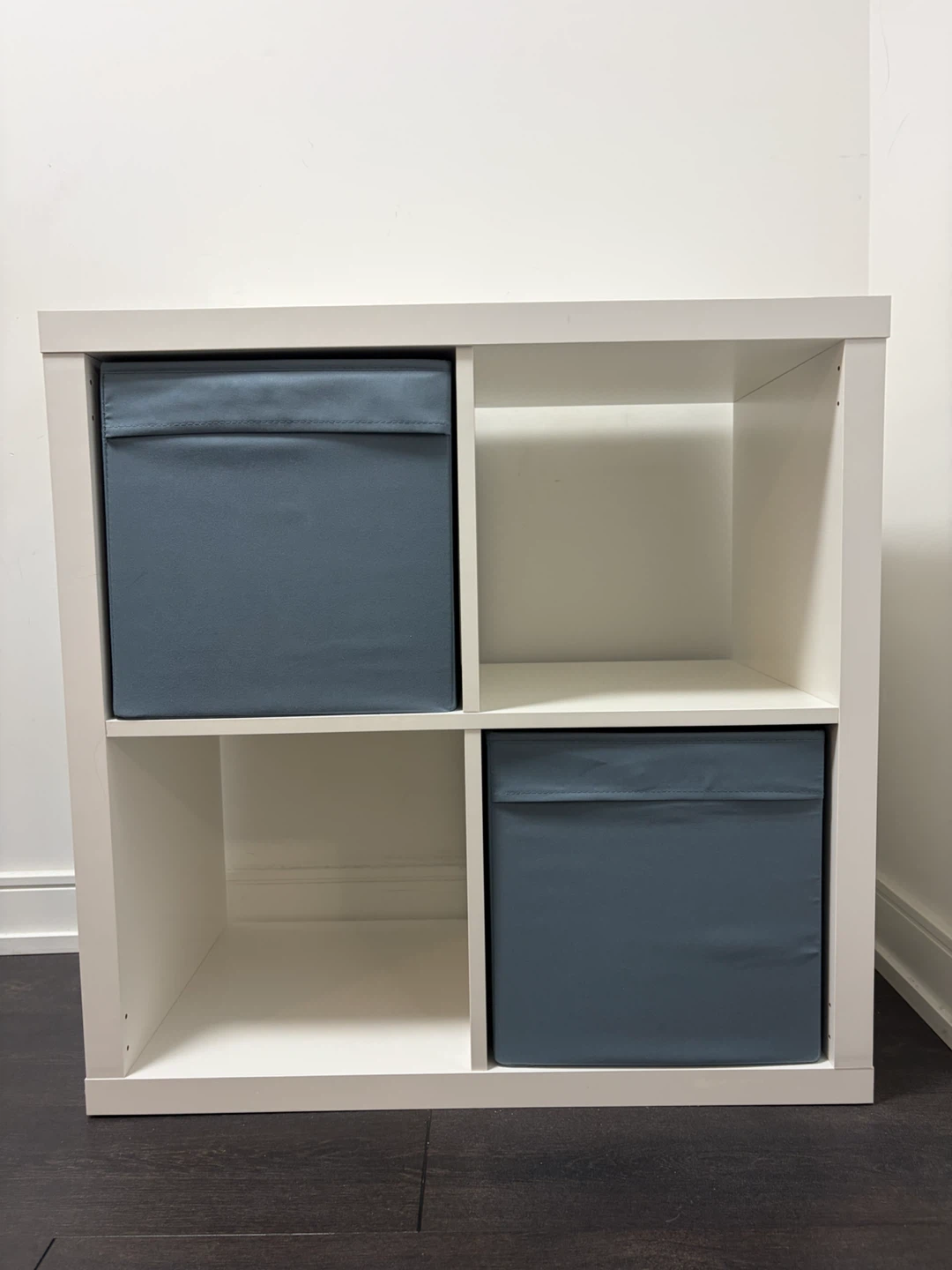 IKEA Kallax 2x2 Shelf Unit with Bins