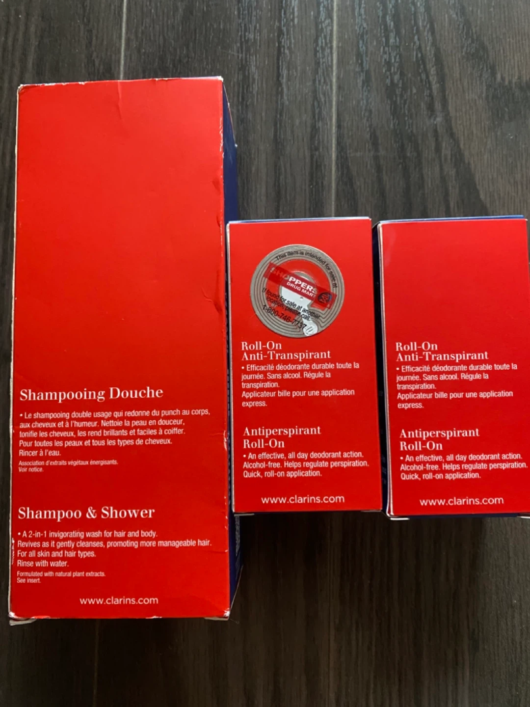 CLARINS MEN Shampoo & Shower with 2 Roll-On Antiperspirants - photo 2