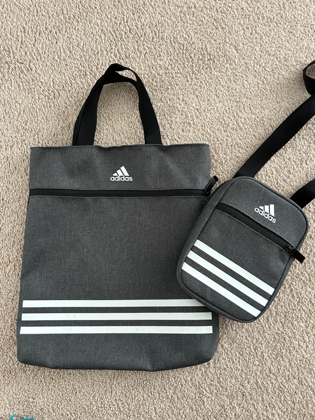 Adidas Tote Bag and Crossbody Bag Set