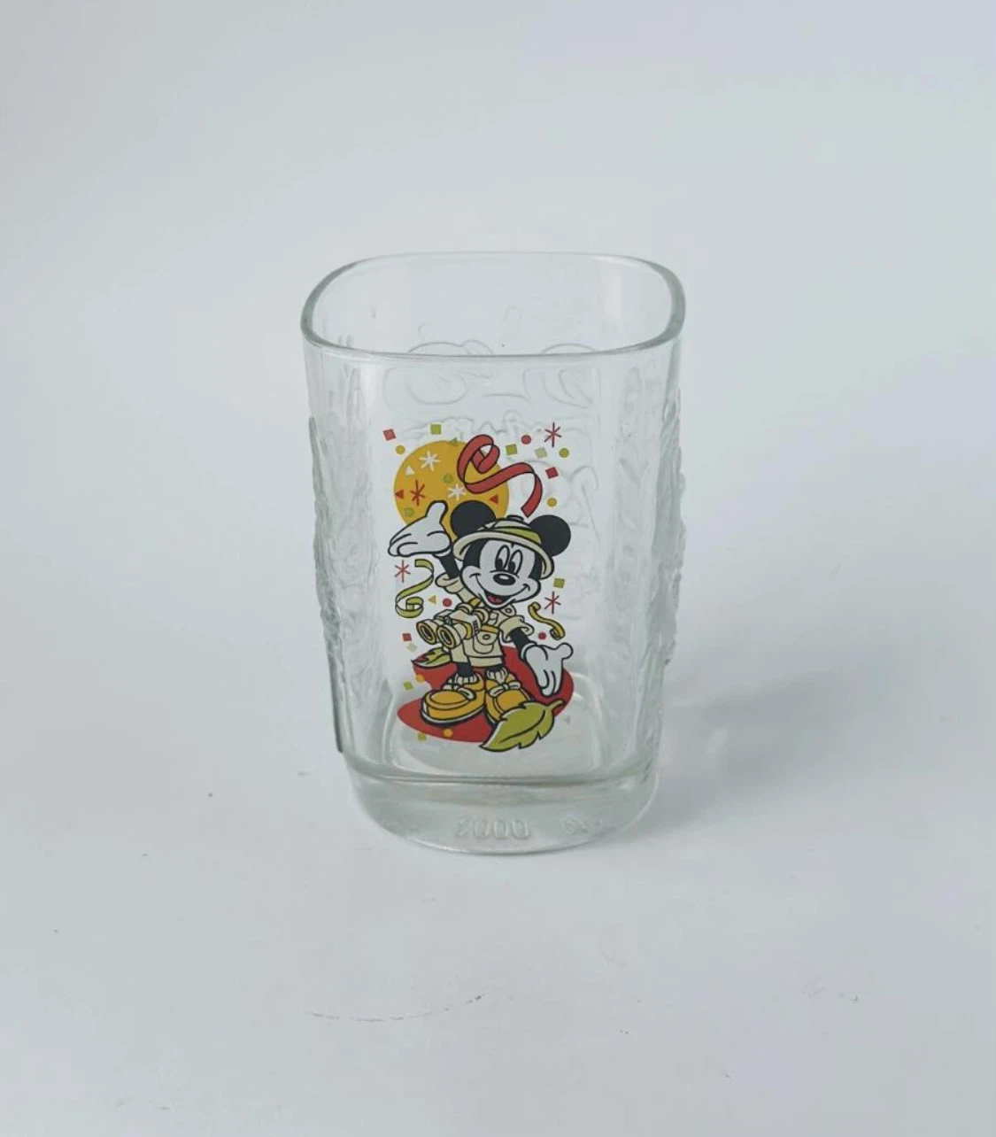 Vintage 2000 Disney World Mickey Mouse McDonald's Glass