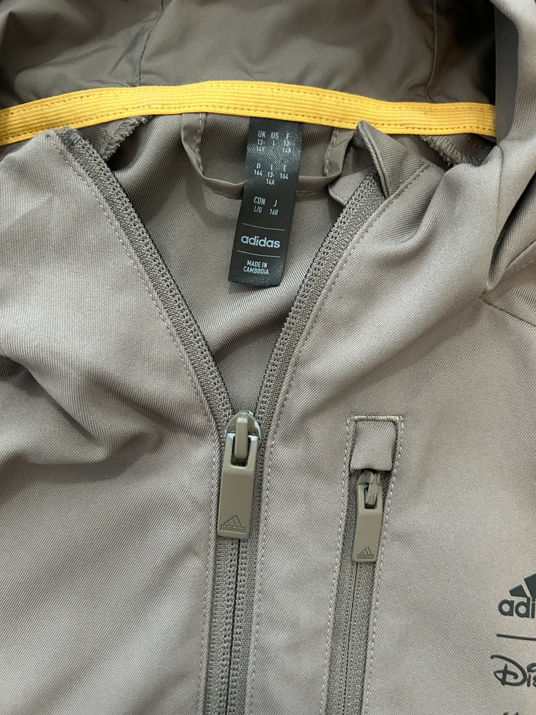 Adidas Disney Grey Hooded Jacket - photo 3