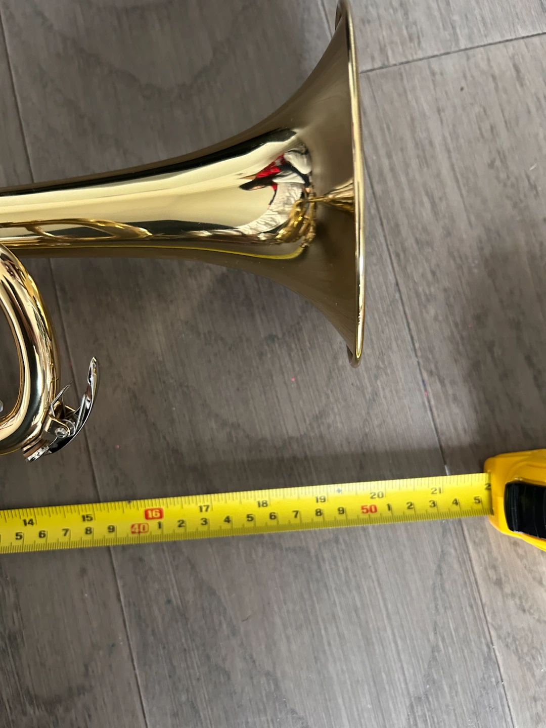 Gold Trumpet in Black Case - photo 4