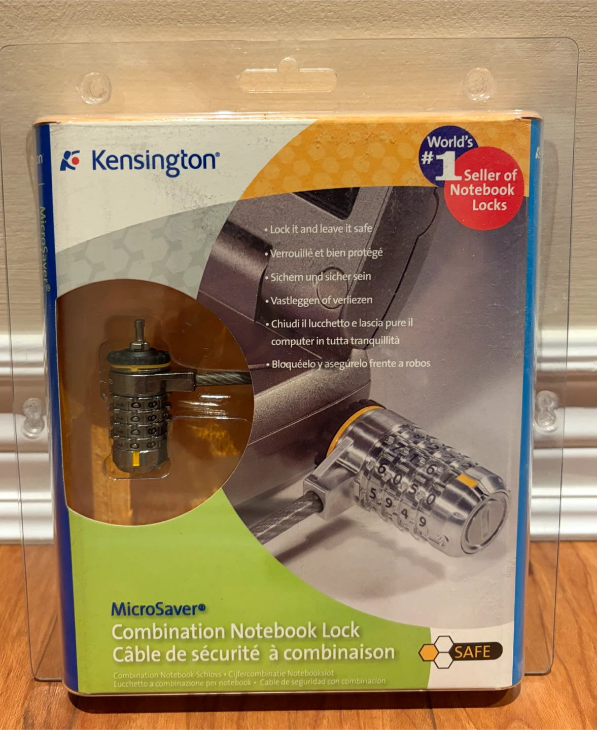 Kensington MicroSaver Combination Notebook Lock