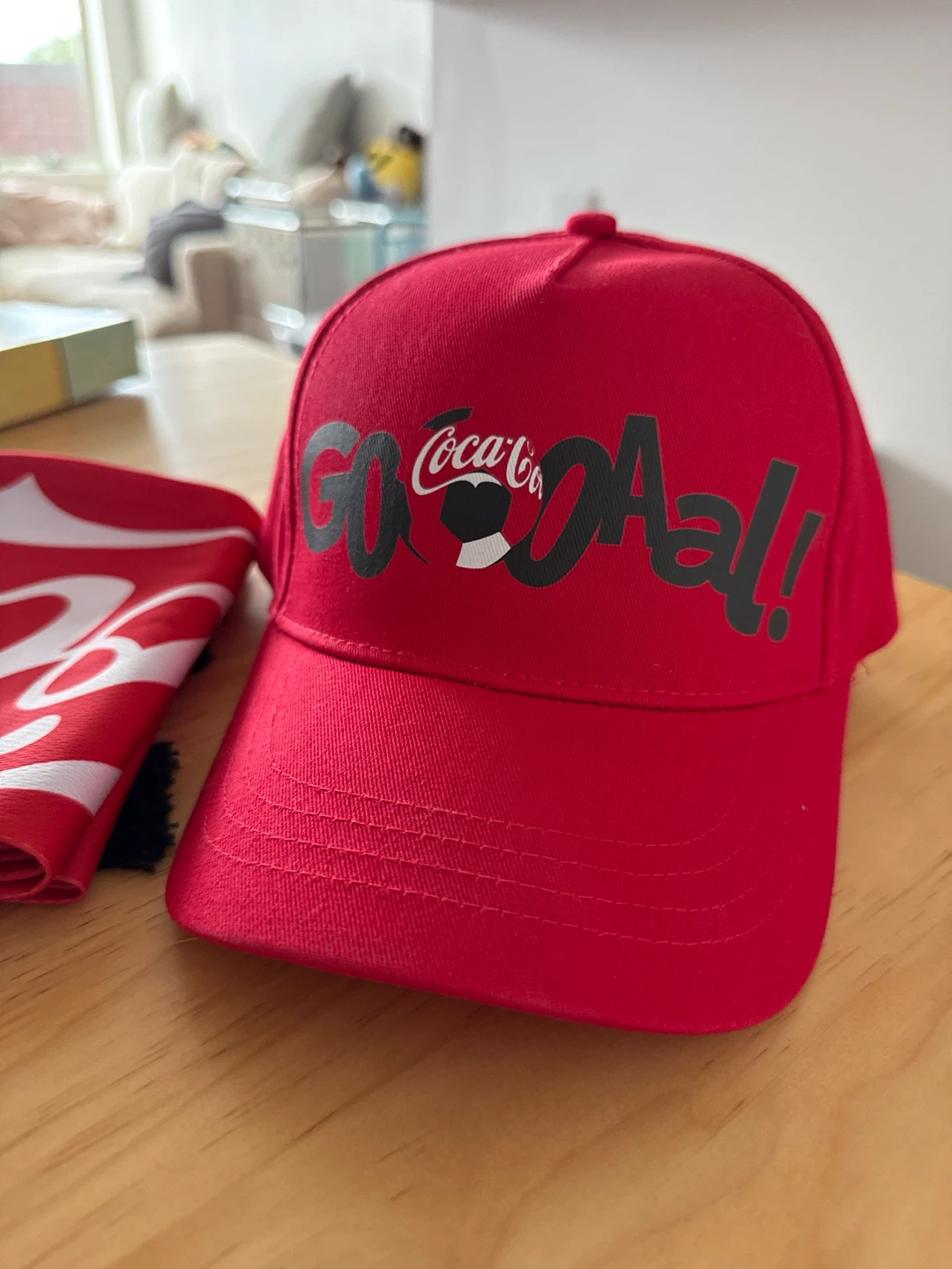 Coca-Cola FIFA Worldwide Partner Red Cap & Scarf Set