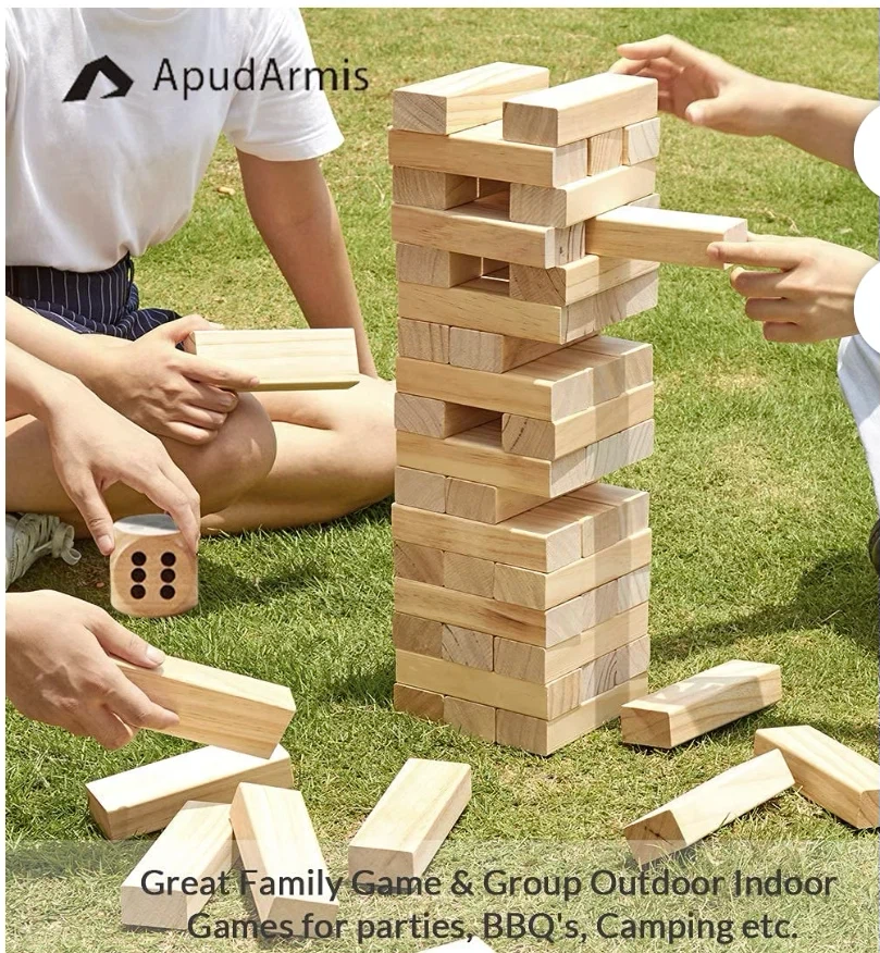 ApuDArmis Giant Tumbling Tower Game with Carrying Bag - photo 4