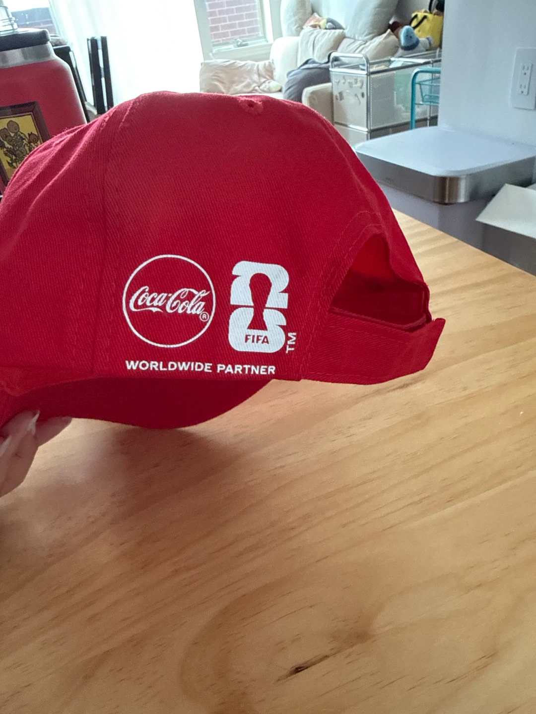 Coca-Cola FIFA Worldwide Partner Red Cap & Scarf Set - photo 2