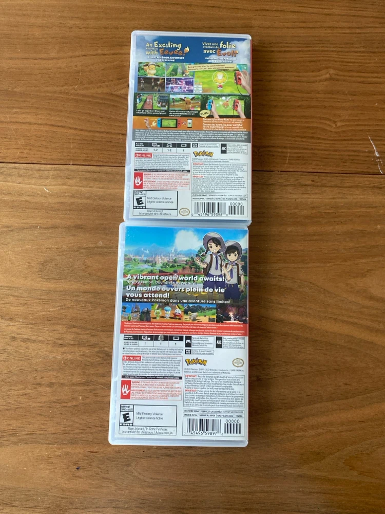Nintendo Switch Pokemon Violet & Let's Go Eevee Games - photo 3