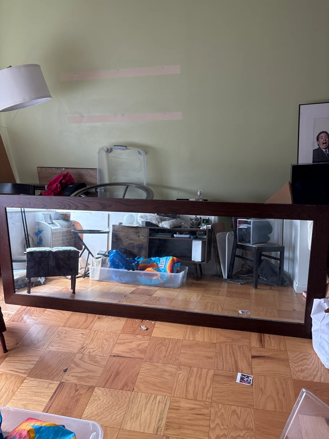 Large Framed Mirror 7ft - photo 2
