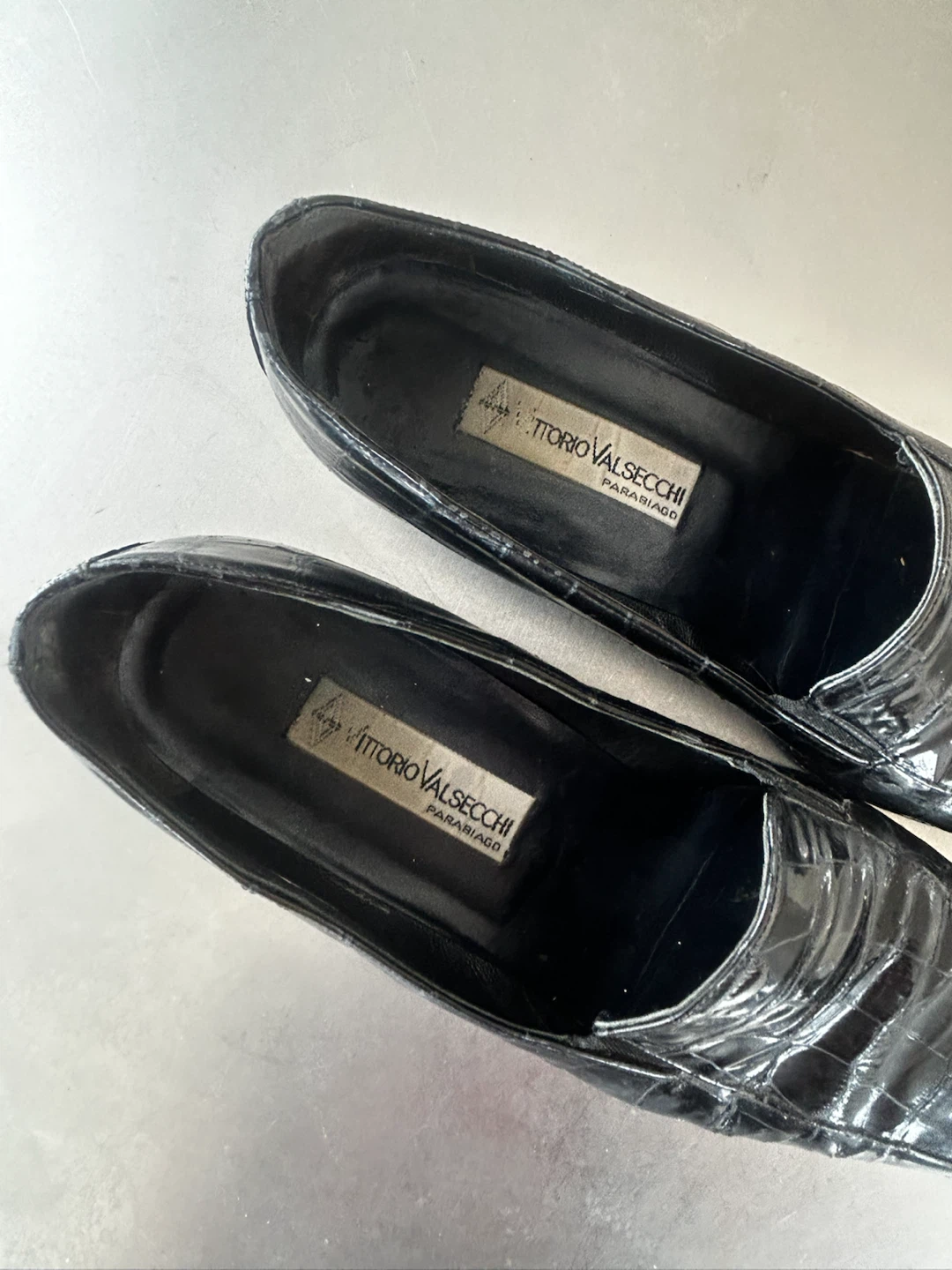 Vittorio Valsecchi Parabiago Croc-Embossed Leather Loafers - photo 4