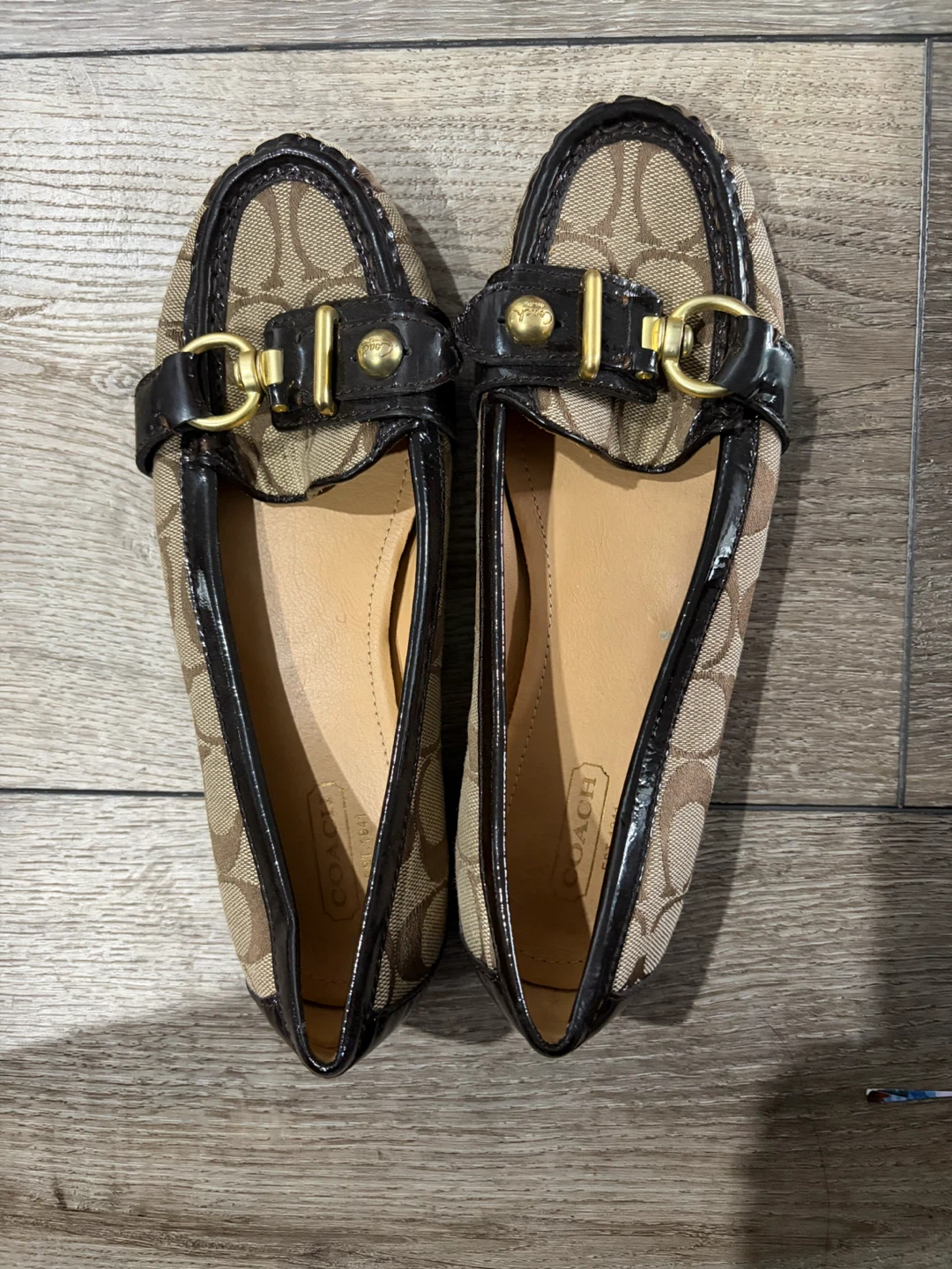 Coach Signature Loafers Size 7B - photo 3