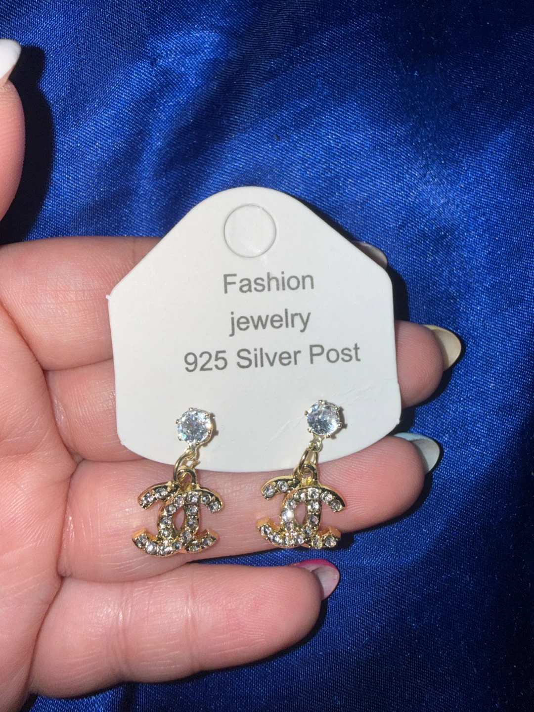Fashion Jewelry Earrings with 925 Silver Post