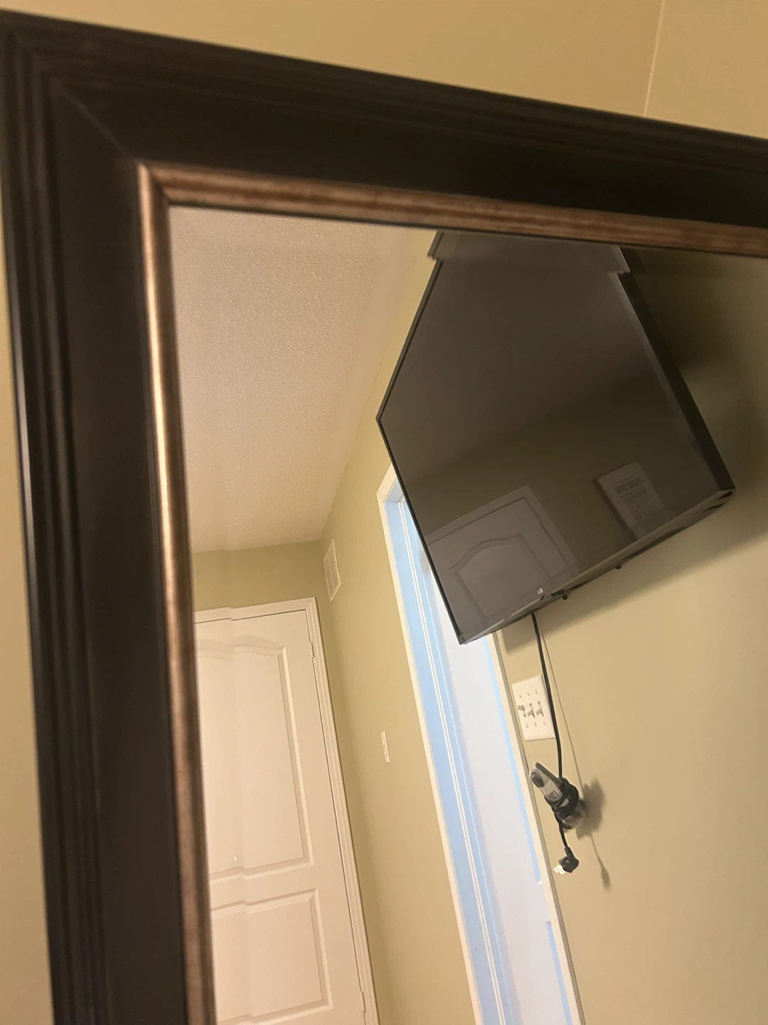 Large Framed Floor Mirror – 23” x 65” – Excellent Condition - photo 3
