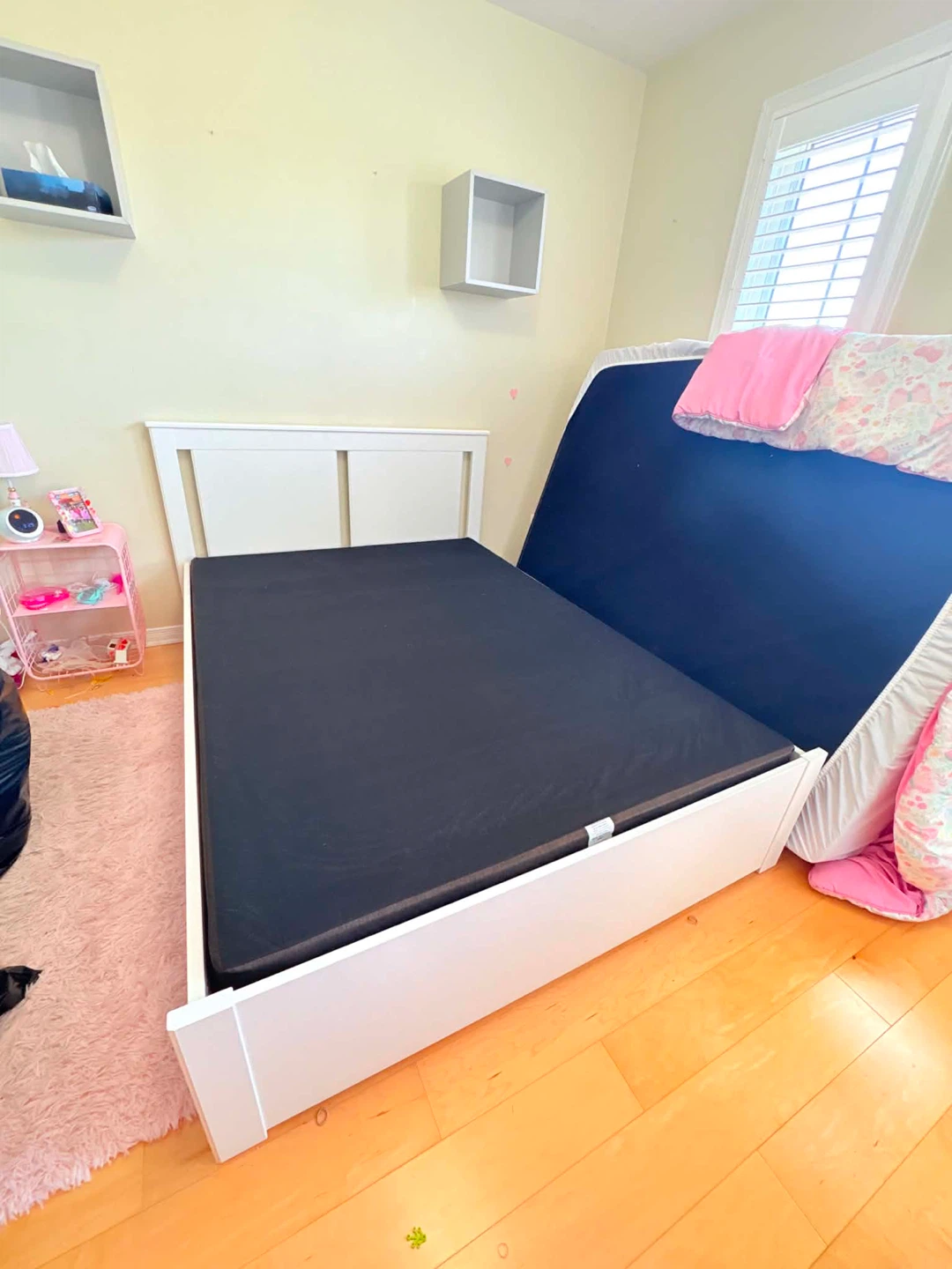 White Double Bed Frame – Excellent Condition - photo 3