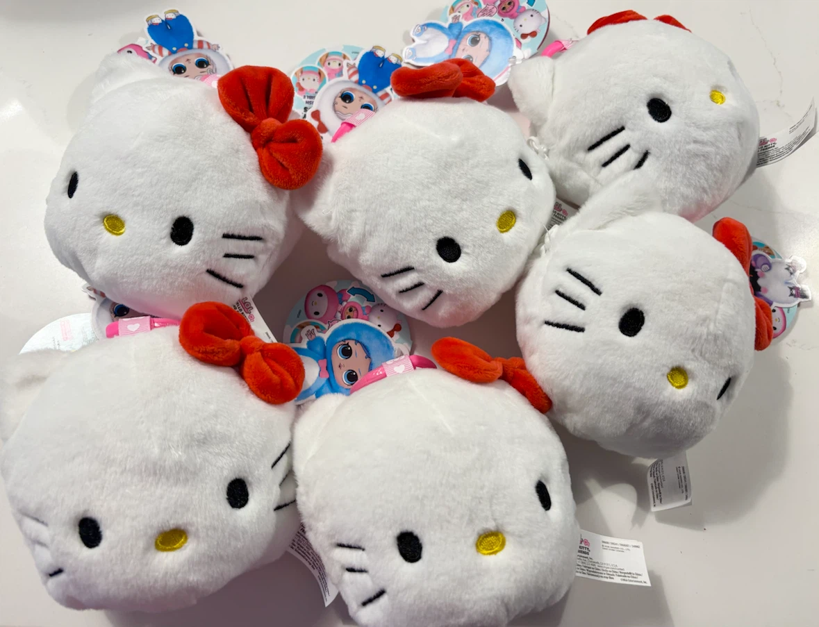 NWT LOL Surprise x Hello Kitty My Melody Reversible Plush