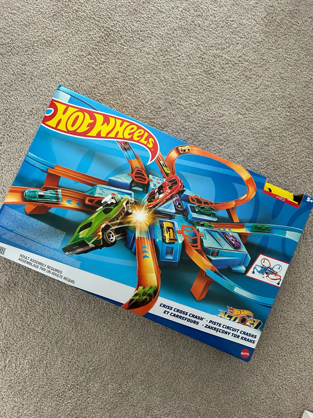 Hot Wheels Criss Cross Crash Track Set