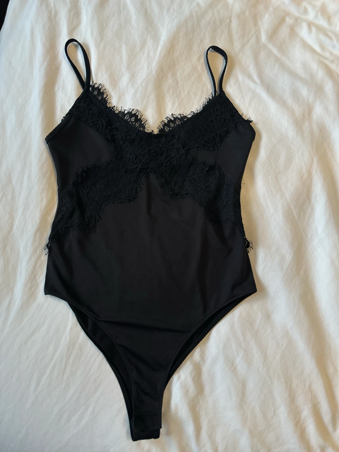 Zara black lace bodysuit - photo 2