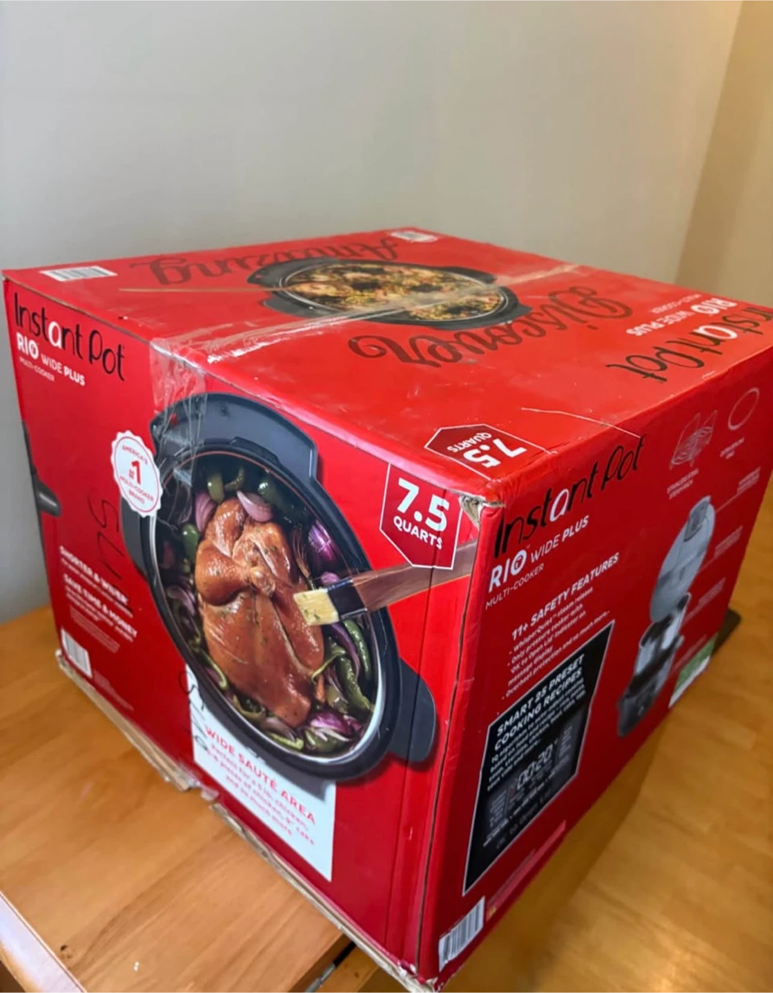 Instant Pot Rio Wide Plus 7.5 Quart Multi-Cooker