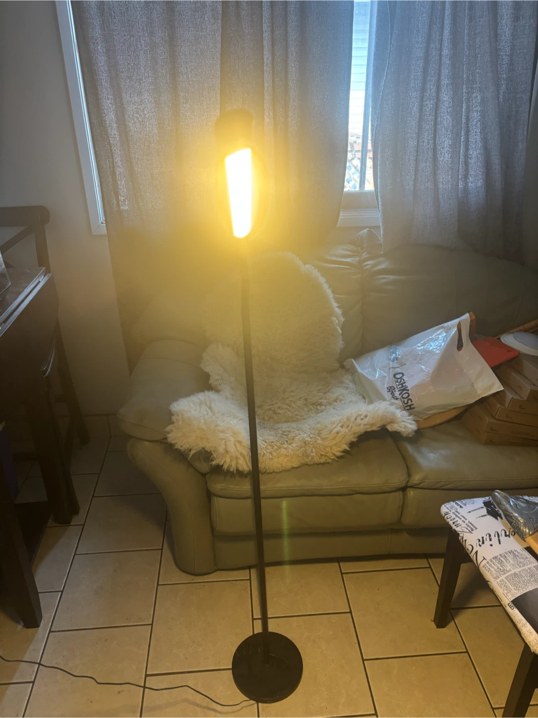 Black LED Floor Lamp - photo 3