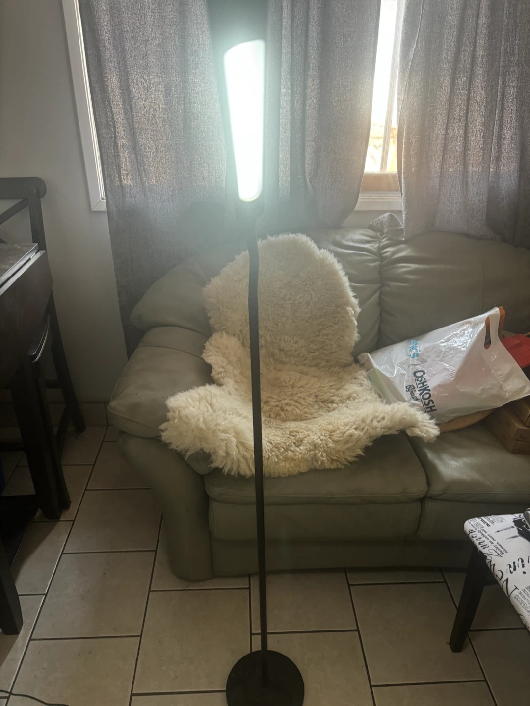 Black LED Floor Lamp - photo 4