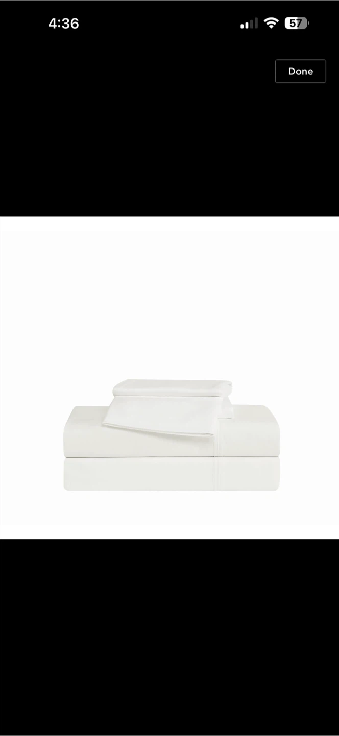 Badgley Mischka 100% Cotton Sateen Sheet Set - photo 4