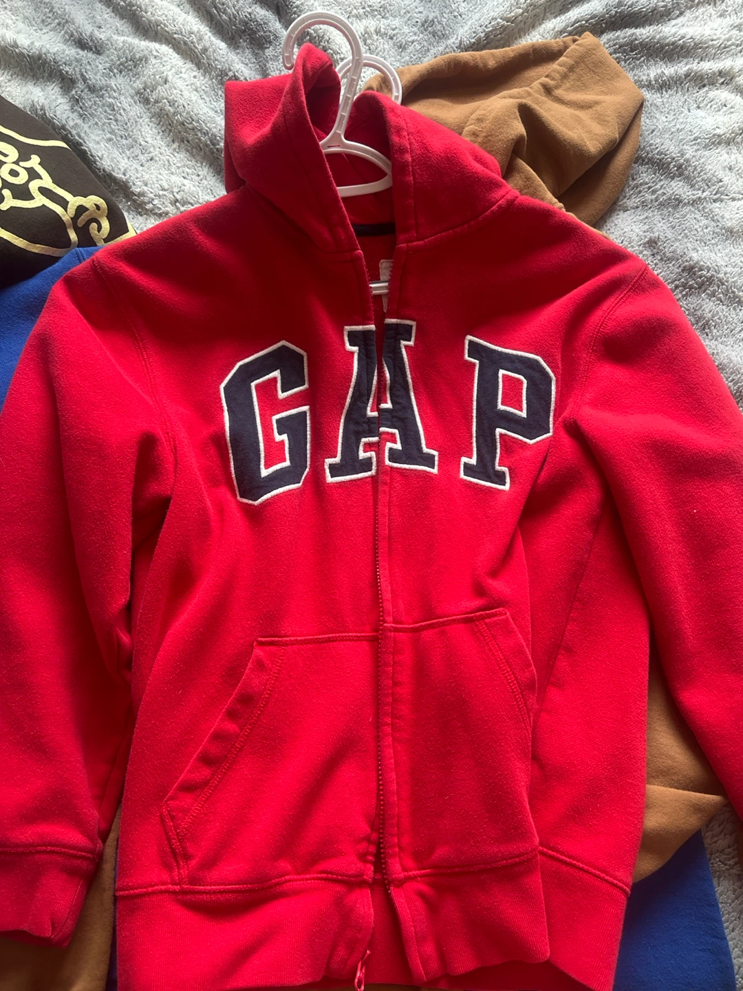 GAP Kids Red Zip-Up Hoodie