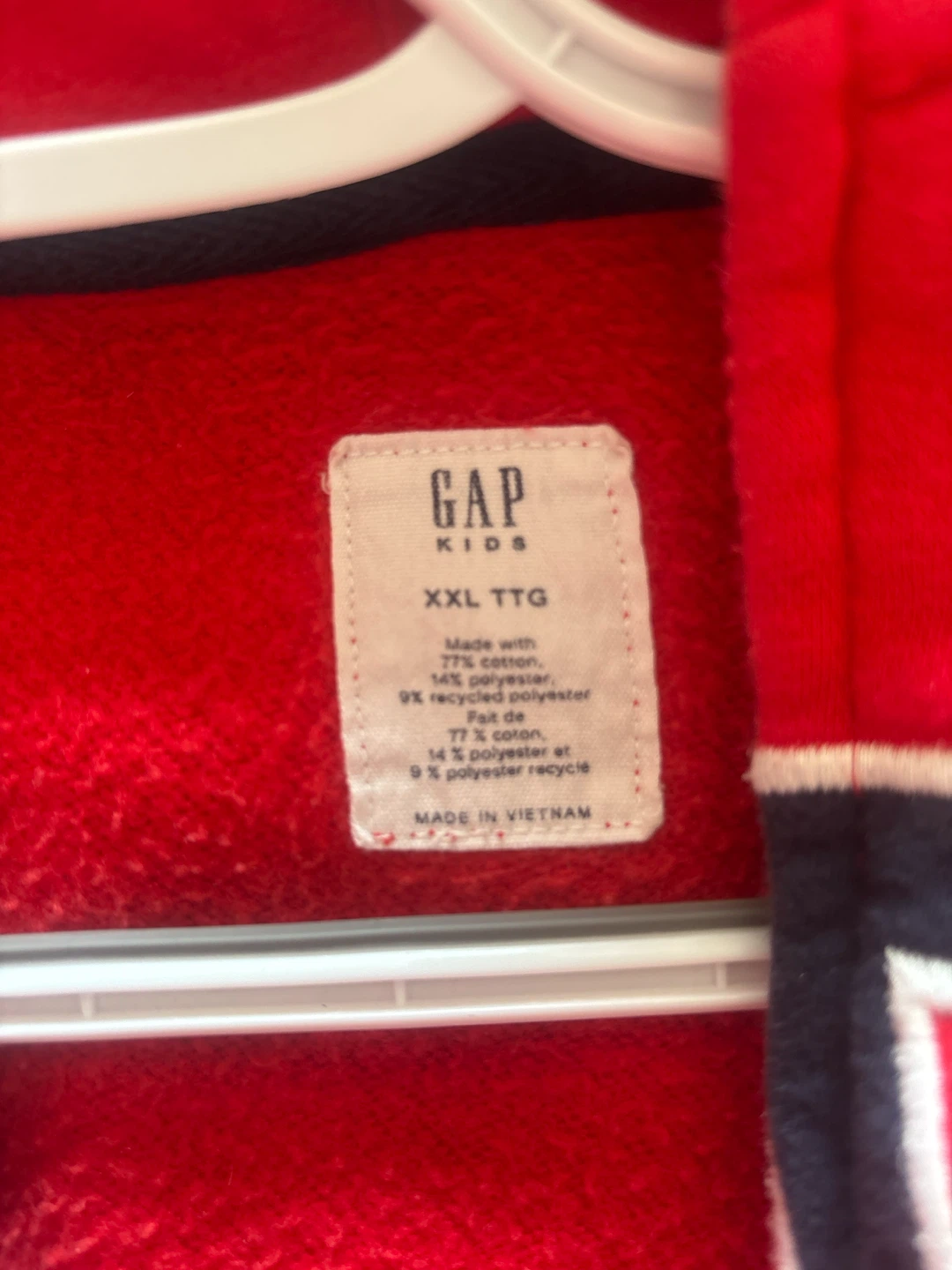 GAP Kids Red Zip-Up Hoodie - photo 2