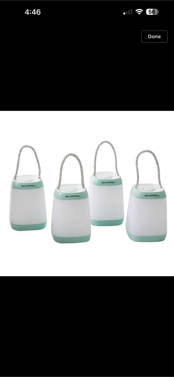 Bell Howell Portable Lanterns - 4 Pack
