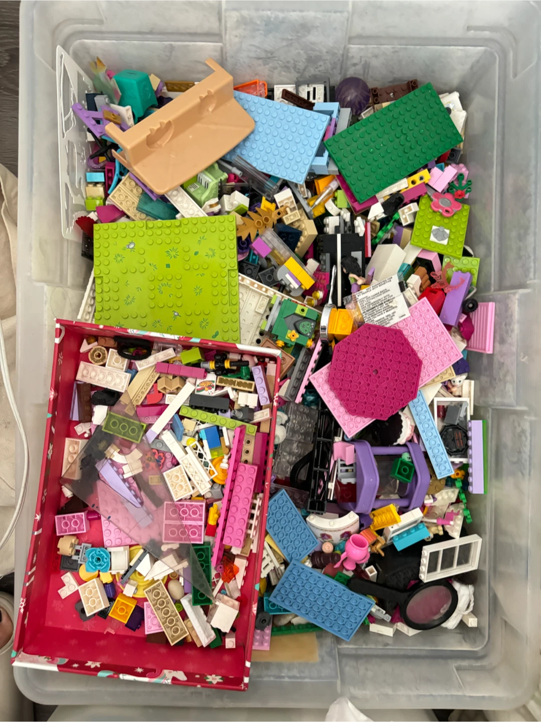 American Girl Dolls and assorted box of  Legos - photo 3